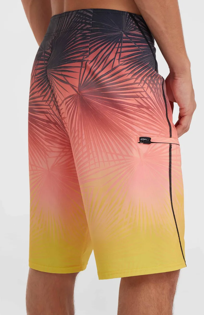 Hyperfreak Heat S-Seam Fade 21" Boardshort | Coral S-Seam Heat Fade