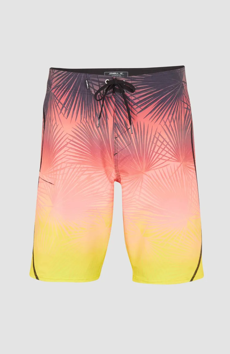 Hyperfreak Heat S-Seam Fade 21" Boardshort | Coral S-Seam Heat Fade