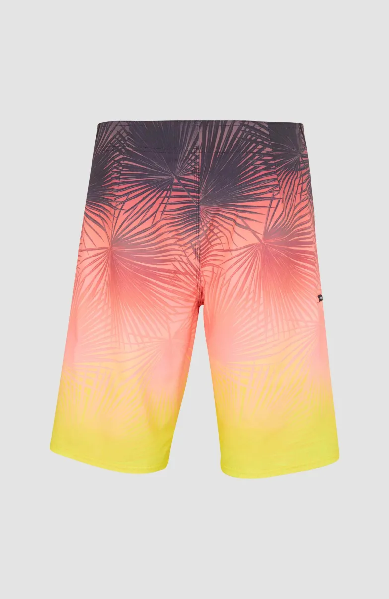Hyperfreak Heat S-Seam Fade 21" Boardshort | Coral S-Seam Heat Fade