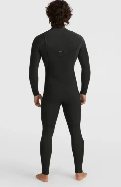 Hyperfreak 4/3mm+ Chest Zip Full Wetsuit | BLACK/BLACK