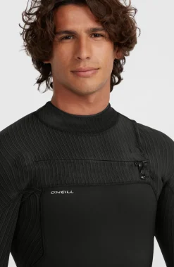Hyperfreak 4/3mm+ Chest Zip Full Wetsuit | BLACK/BLACK