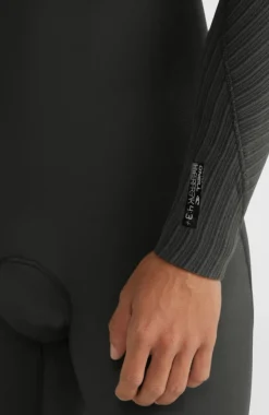 Hyperfreak 4/3mm+ Chest Zip Full Wetsuit | BLACK/BLACK