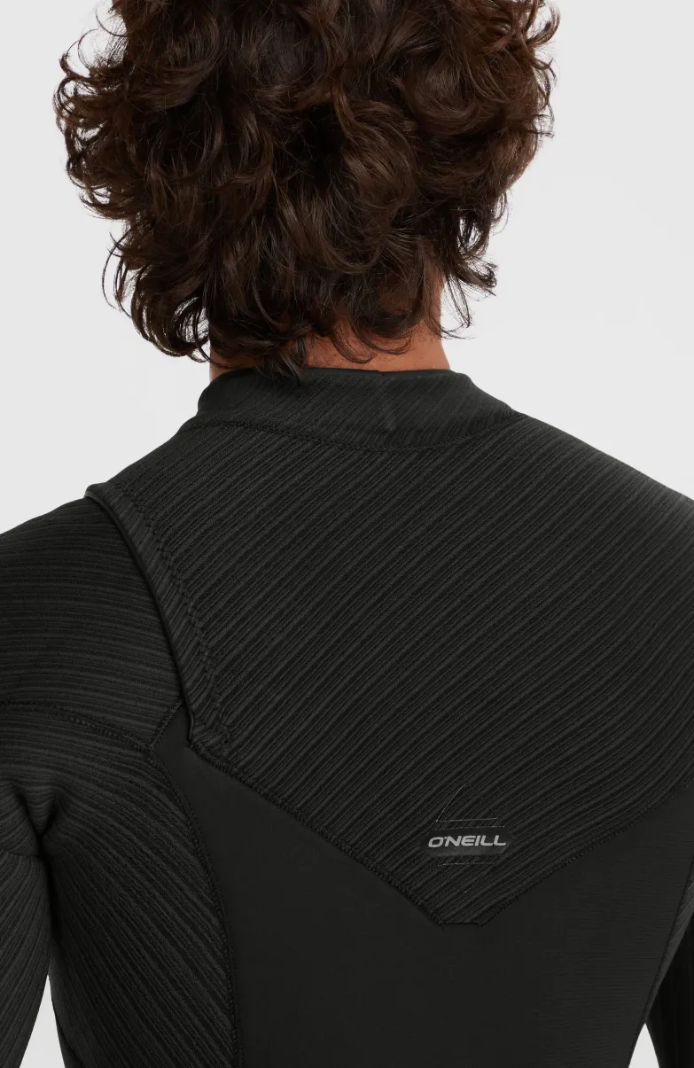 Hyperfreak 4/3mm+ Chest Zip Full Wetsuit | BLACK/BLACK