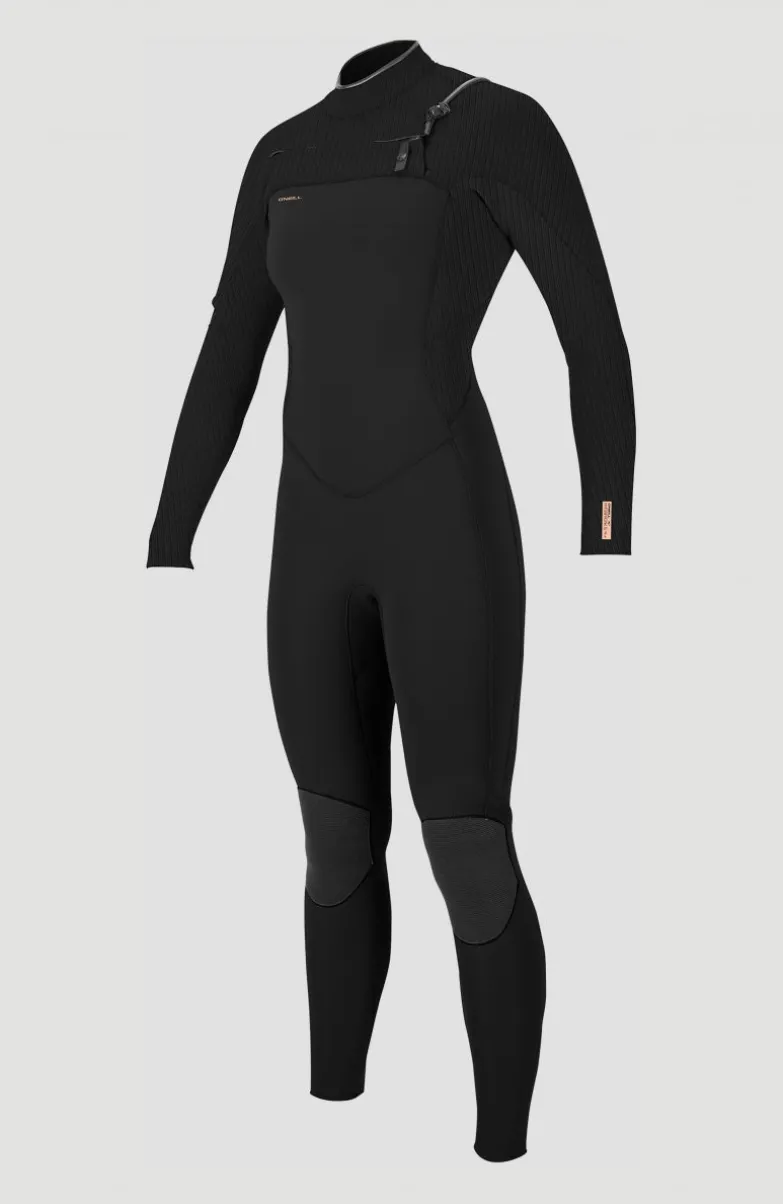 Hyperfreak 5/4mm Chest Zip Full Wetsuit | BLACK/BLACK