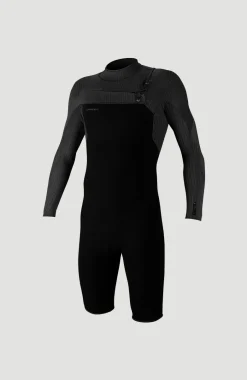 Hyperfreak 2mm Chest Zip Longsleeve Spring Wetsuit | BLACK/BLACK
