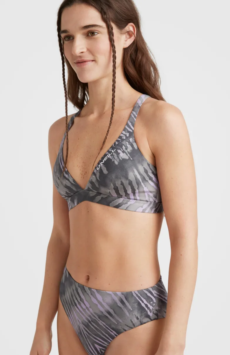 Hyperfreak Women Of The Wave Longline Triangelbikiniset | Grey Tie Dye
