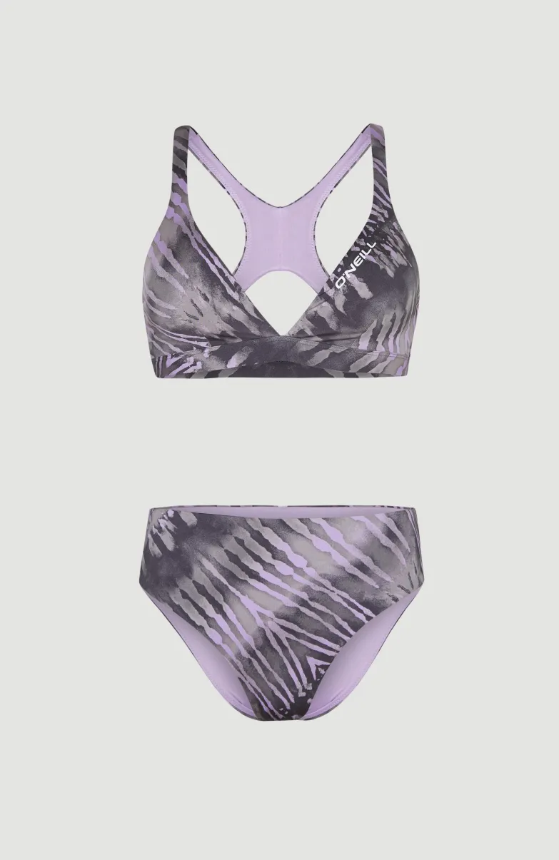 Hyperfreak Women Of The Wave Longline Triangelbikiniset | Grey Tie Dye
