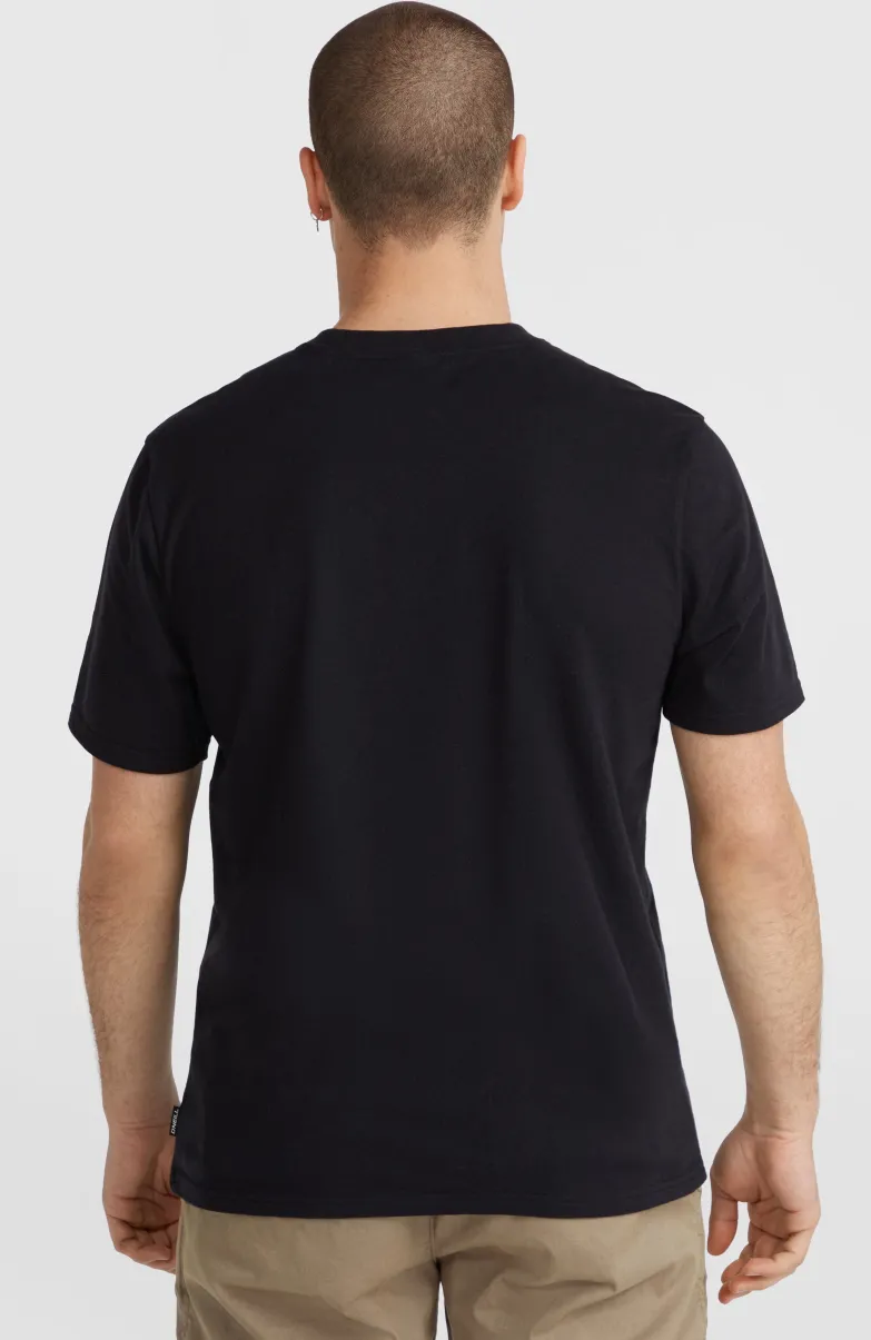 Ikat Stripe T-shirt | Black Out