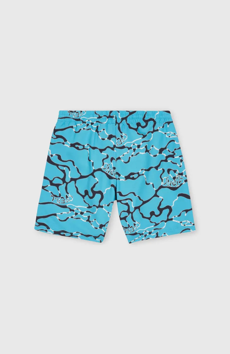 Jack O'Neill Cali Crazy 14" Zwembroek | Light Blue Ocean View