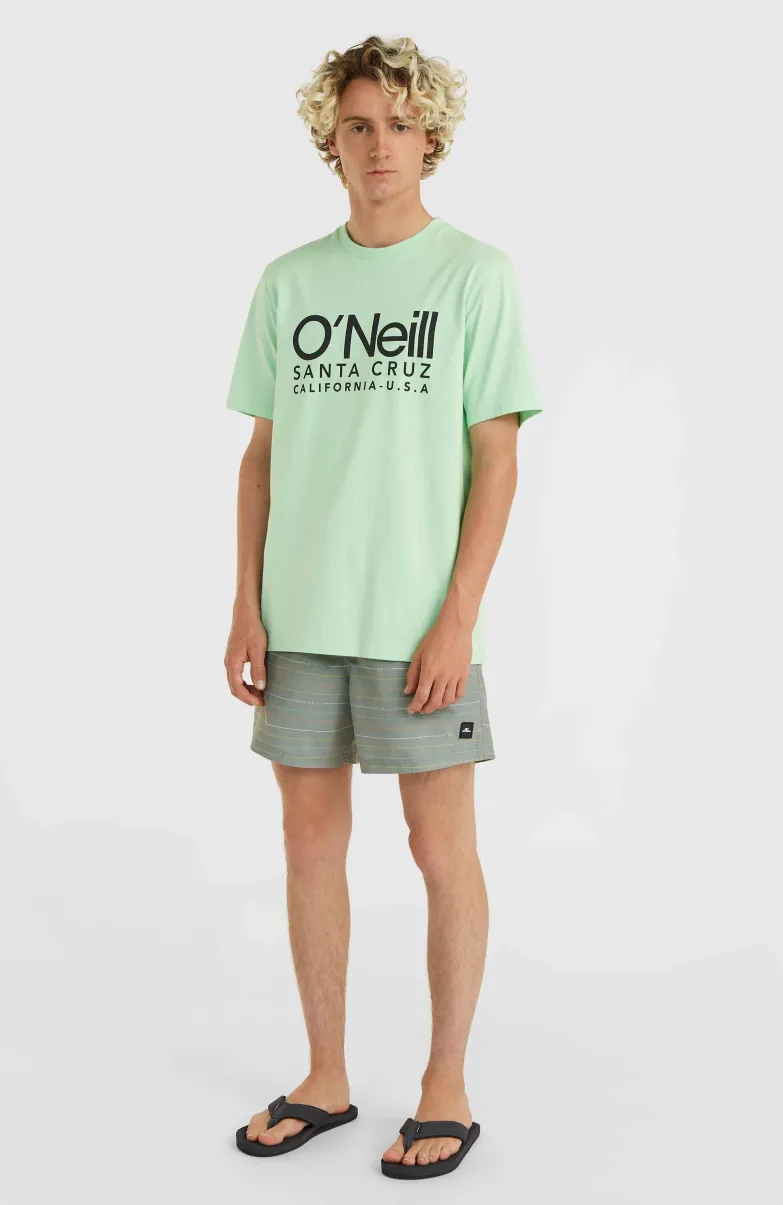 Jack O'Neill Cali First 15" Zwembroek | Green First Name Stripe