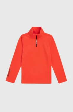 Jack's Polartec® 100 Fleecetrui Met Halve Rits | Paprika Flame