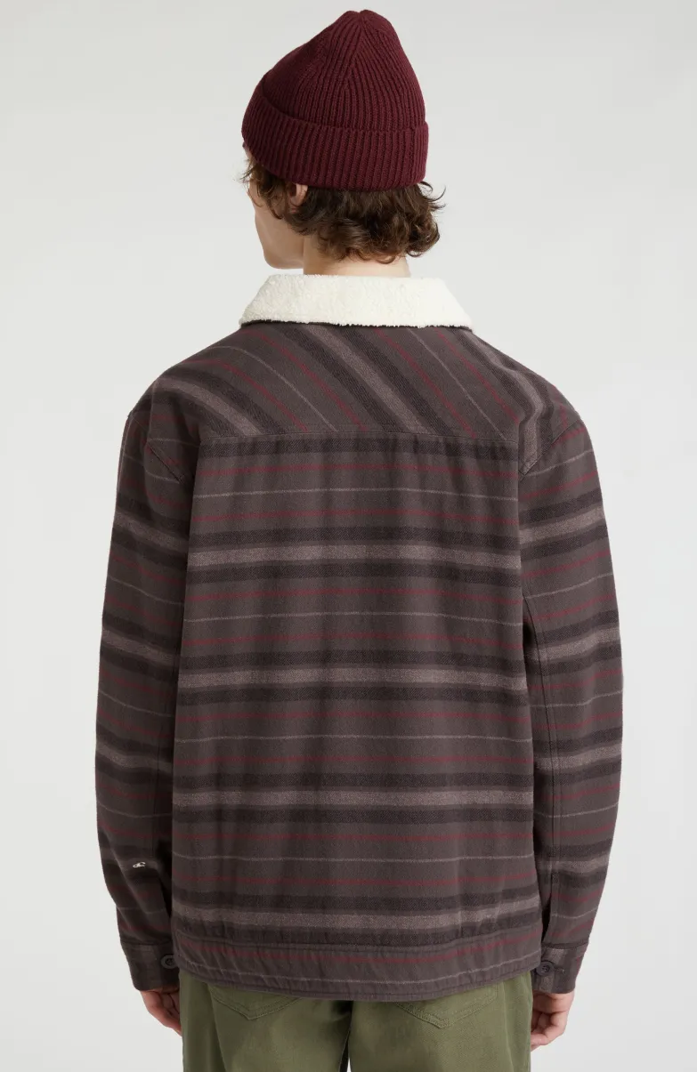 Jas Fleece-Lined | Grey Crossover Stripe