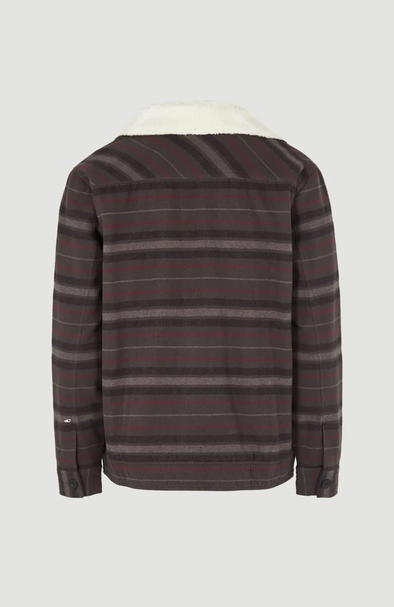 Jas Fleece-Lined | Grey Crossover Stripe