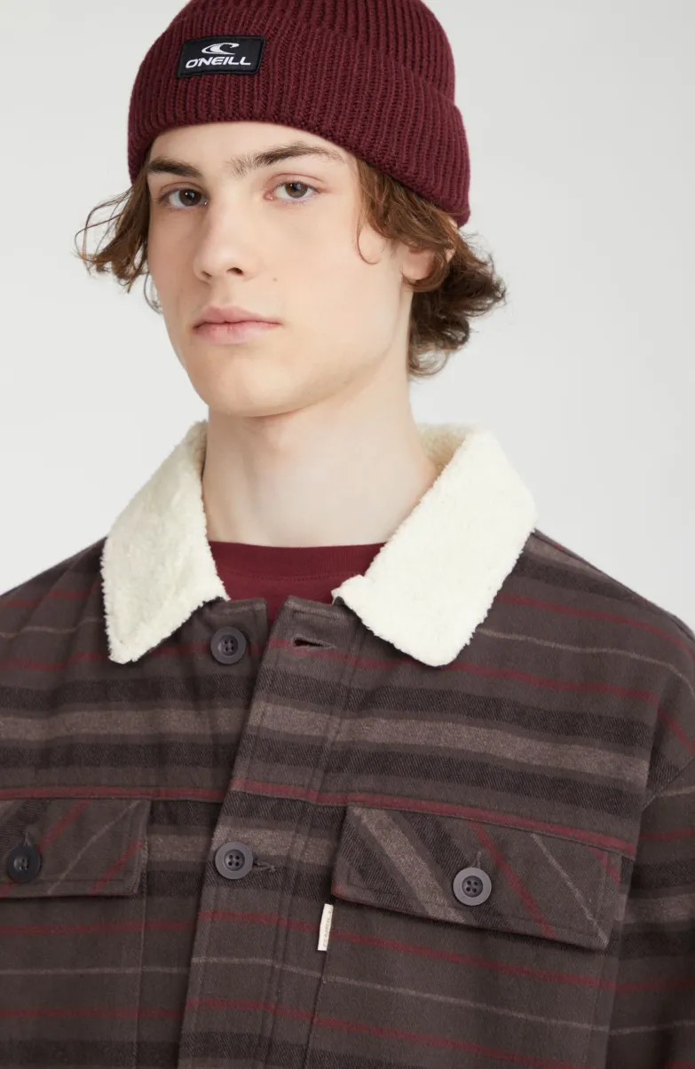 Jas Fleece-Lined | Grey Crossover Stripe