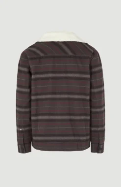 Jas Fleece-Lined | Grey Crossover Stripe