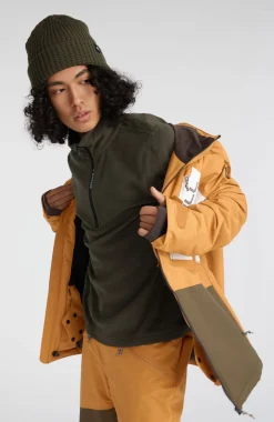 Jas Jacksaw | Rich Caramel Colour Block