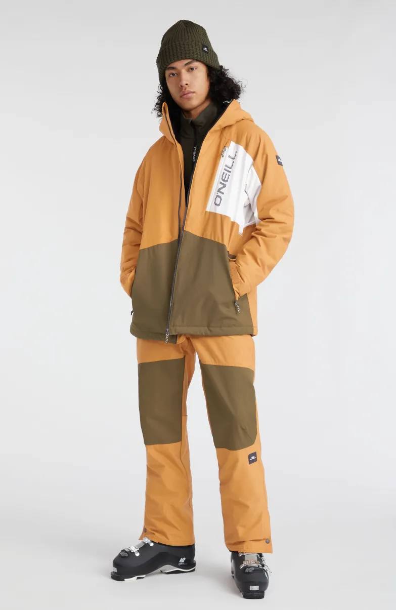 Jas Jacksaw | Rich Caramel Colour Block