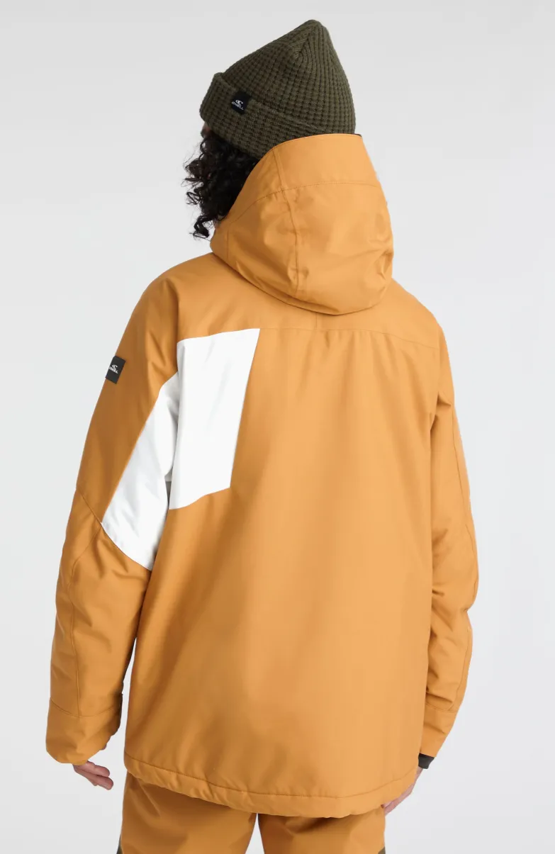 Jas Jacksaw | Rich Caramel Colour Block