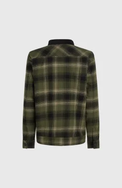Jas Met Fleecevoering | Green Check Small