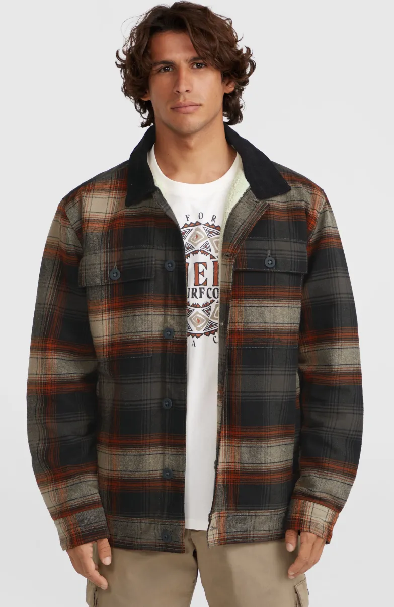 Jas Met Fleecevoering | Grey Check Small