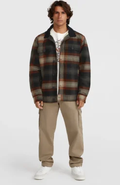 Jas Met Fleecevoering | Grey Check Small