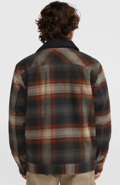Jas Met Fleecevoering | Grey Check Small
