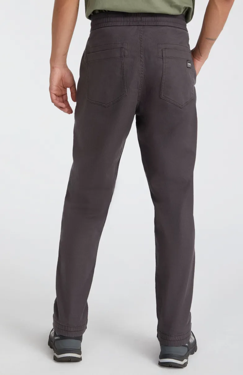 Joggingbroek Woven Chino | Raven