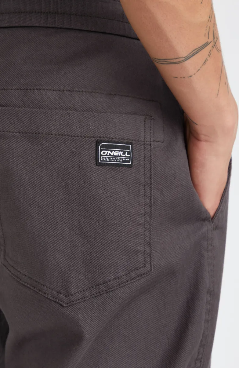 Joggingbroek Woven Chino | Raven