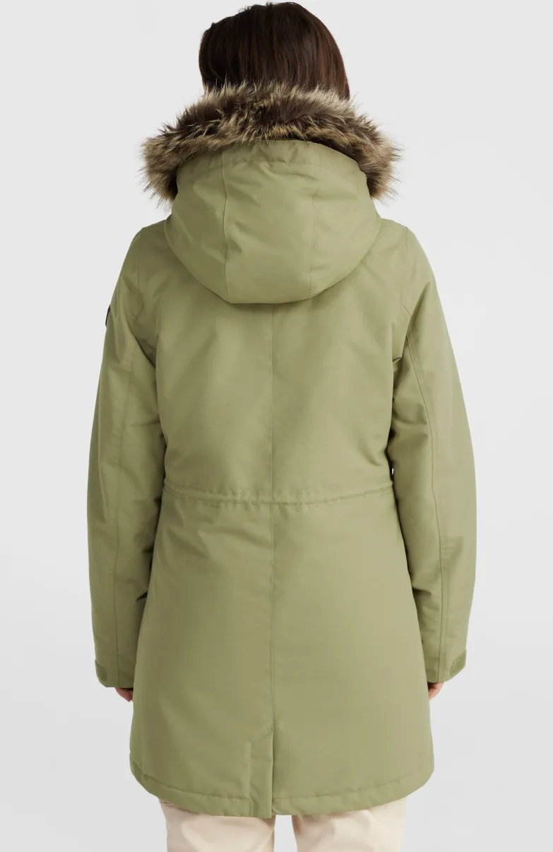 Journey Parka Jas | Deep Lichen Green