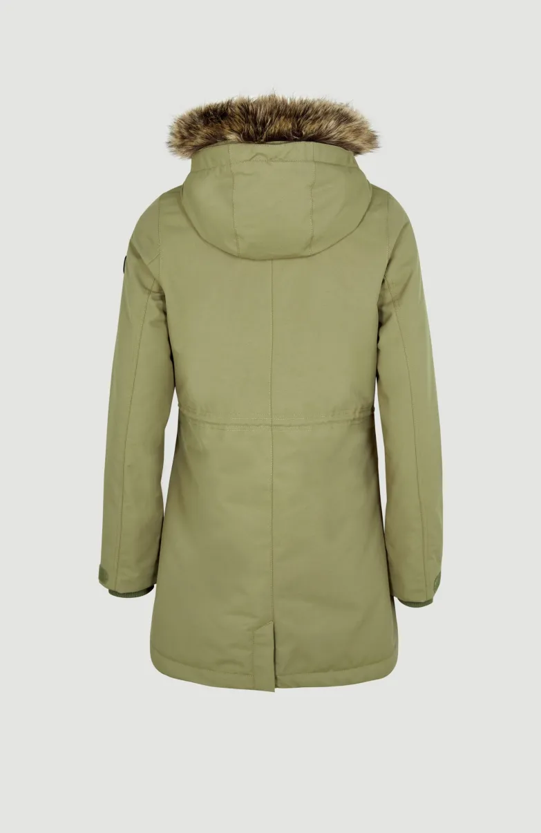 Journey Parka Jas | Deep Lichen Green