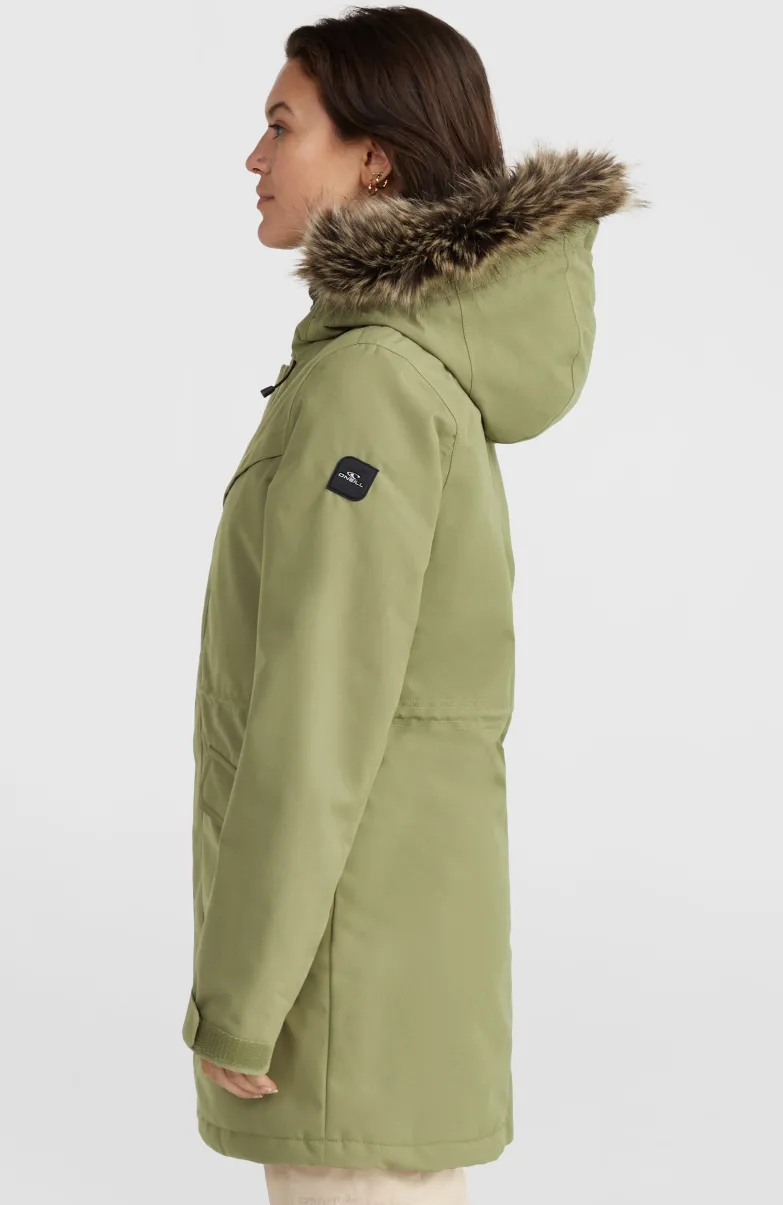 Journey Parka Jas | Deep Lichen Green