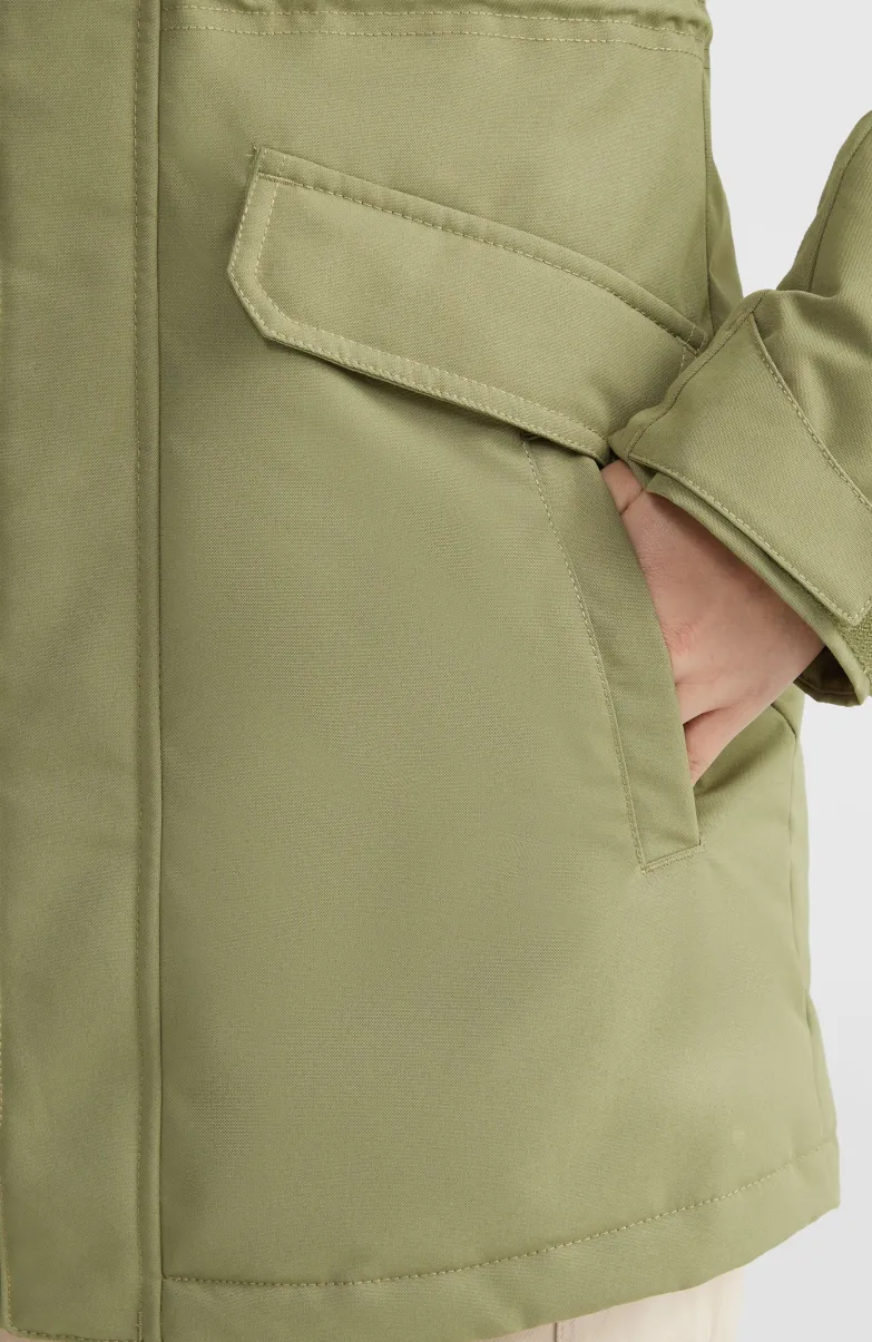 Journey Parka Jas | Deep Lichen Green