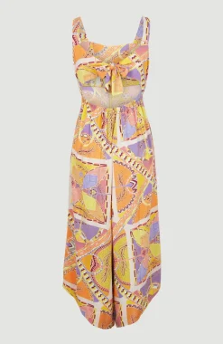Jumpsuit Alba | Yellow Scarf Print