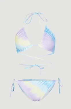 Kat Becca Women Of The Wave Triangelbikiniset | Blue Tie Dye