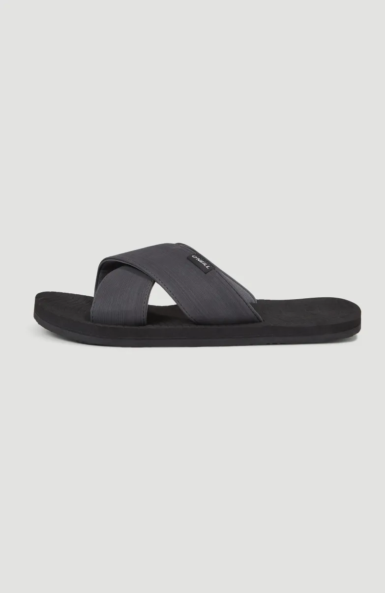 Koosh Cross Over BLOOM™ Slippers | Black Out