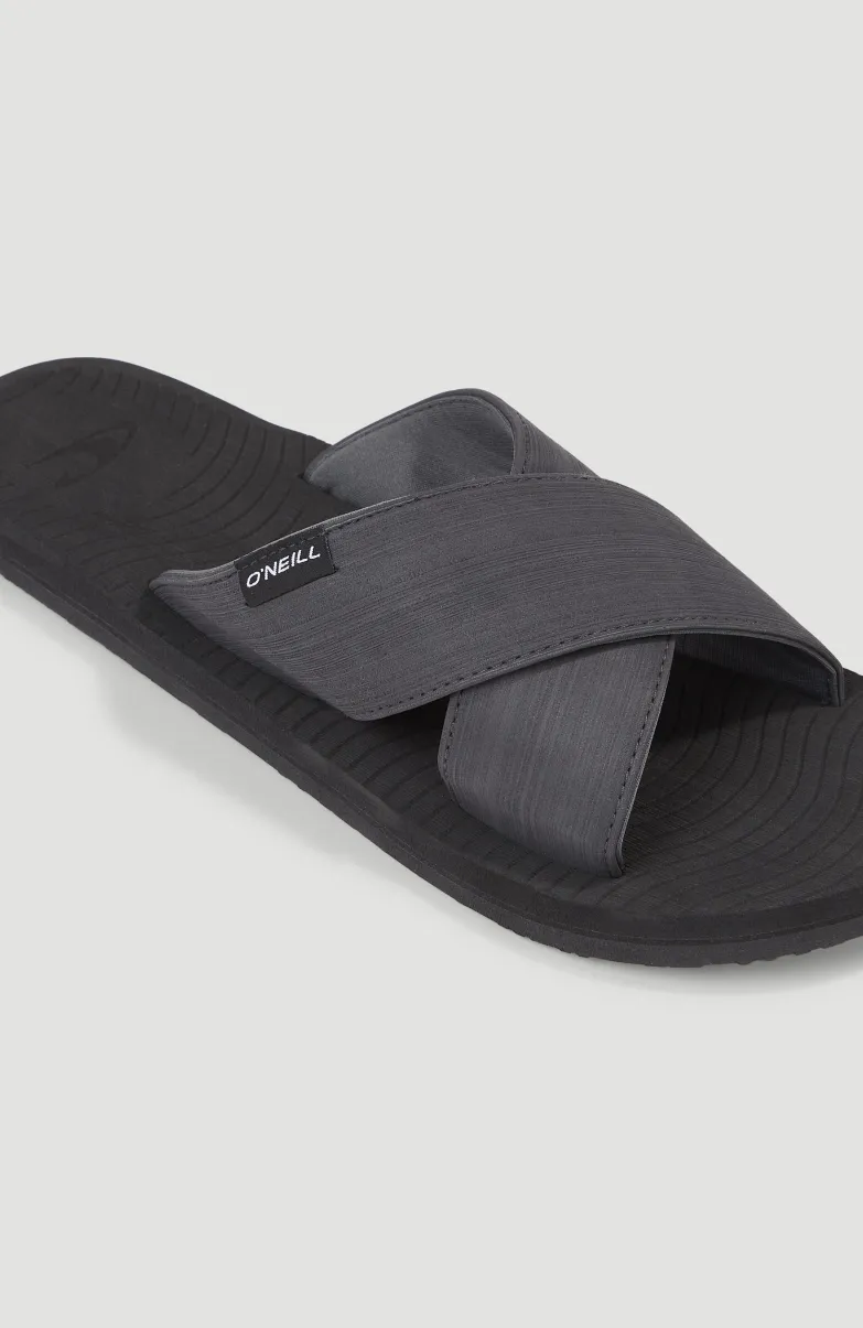 Koosh Cross Over BLOOM™ Slippers | Black Out