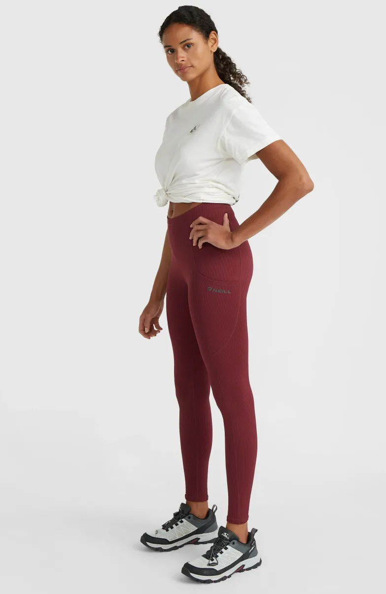 Legging O'Neill TRVLR Series Ribbed | Windsor Wine