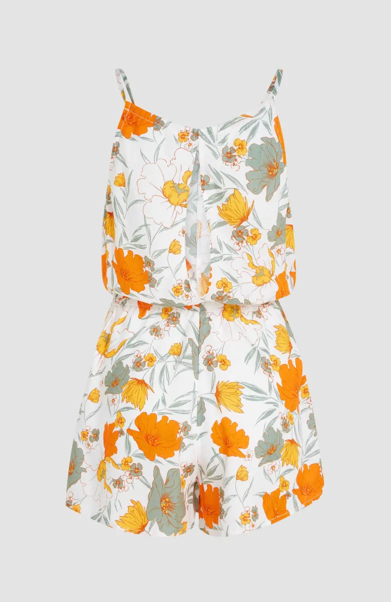 Leina Playsuit | White Bluemchen