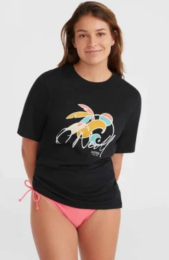 Luano Graphic T-shirt | Black Out