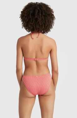 Marga - Cruz Halterbikiniset | Red Simple Stripe