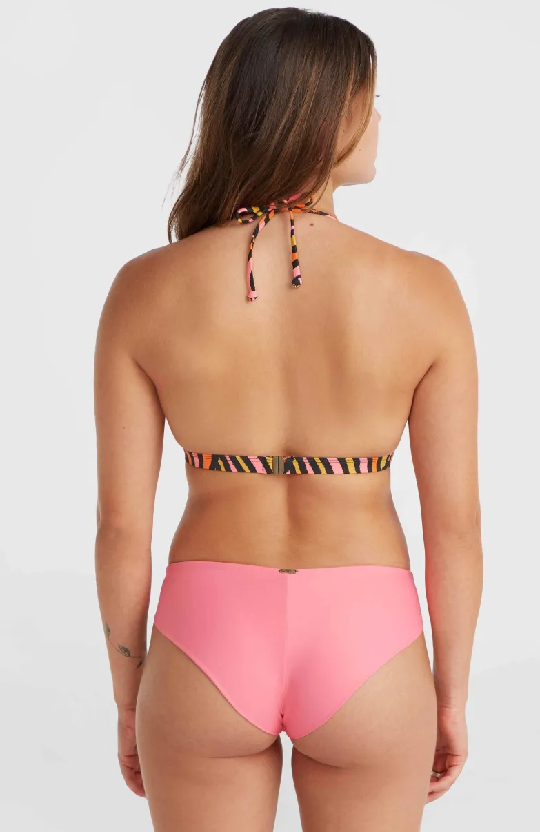 Marga Bikinitop | Orange Rainbow Stripe