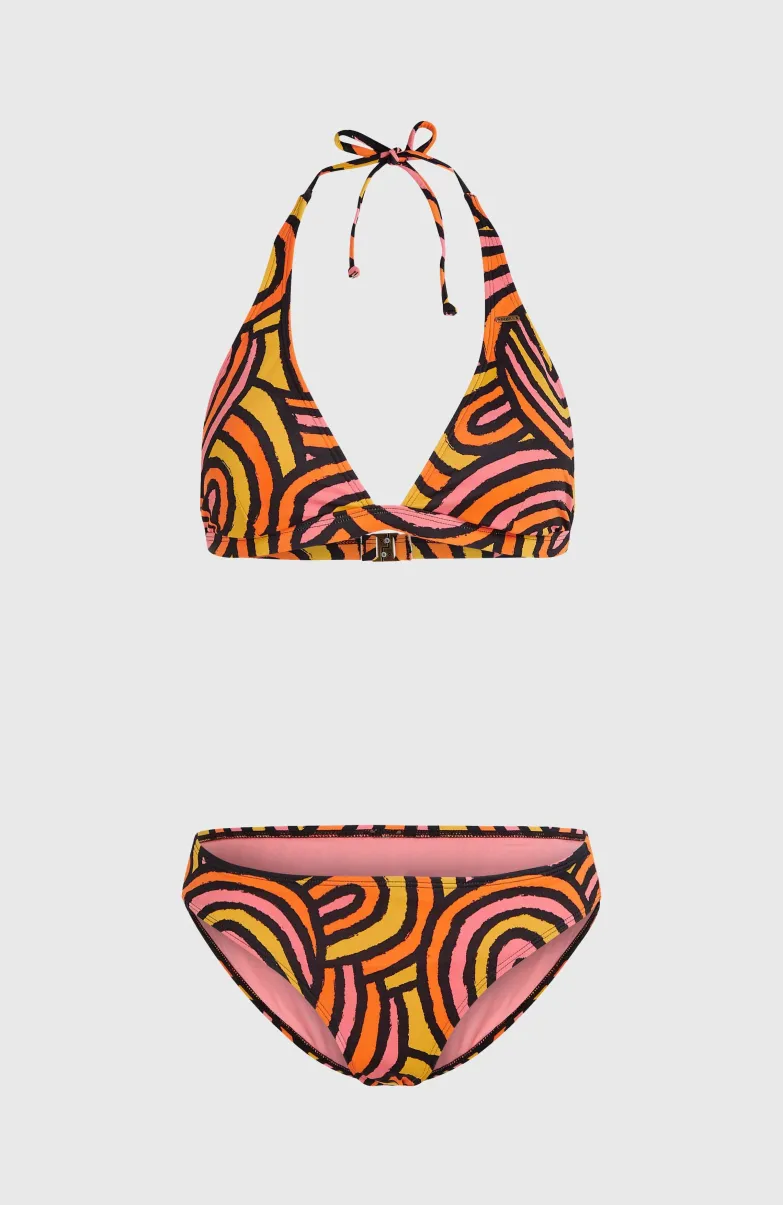 Marga Rita Bikiniset | Orange Rainbow Stripe