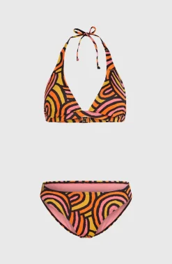Marga Rita Bikiniset | Orange Rainbow Stripe