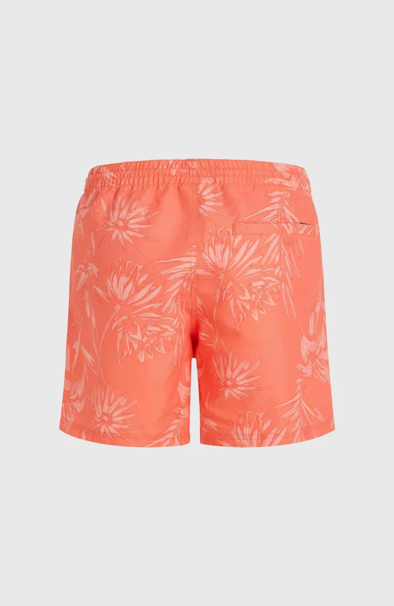 Mix And Match Cali 16'' Zwembroek | Living Coral Tonal Tropicana