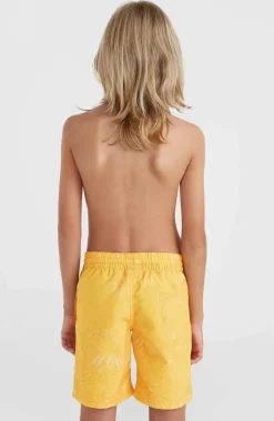 Mix And Match Cali Floral 14'' Zwembroek | Yellow Tonal Tropicana