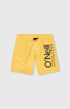 Mix And Match Cali Floral 14'' Zwembroek | Yellow Tonal Tropicana