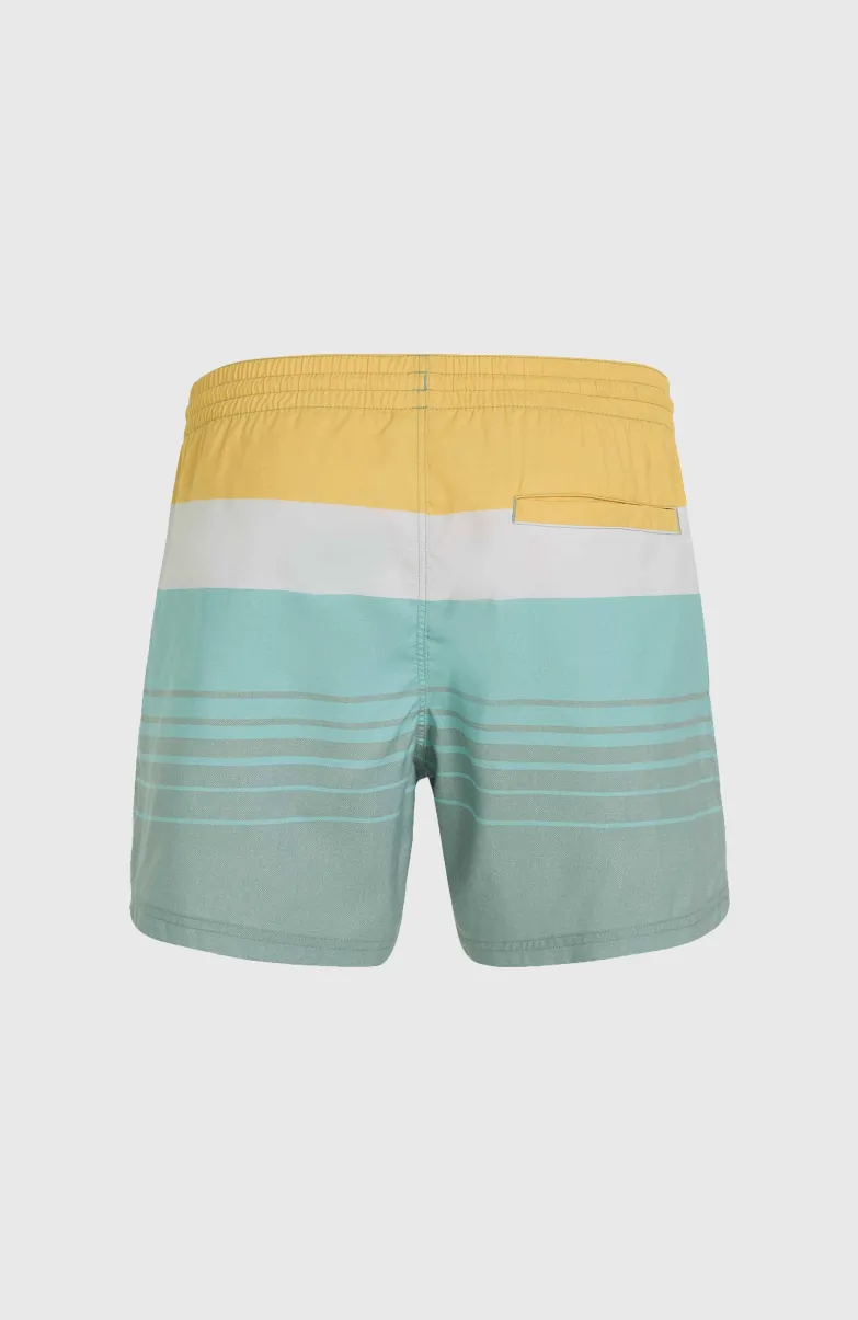 Mix And Match Cali Print 15'' Zwembroek | Green Mix&Match Panel Print
