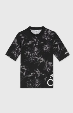 Mix And Match Crazy Shirt Met Korte Mouwen | Black Tonal Tropican