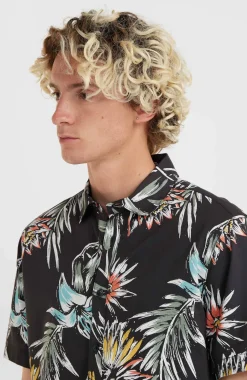 Mix And Match Floral Overhemd | Black Tropicana