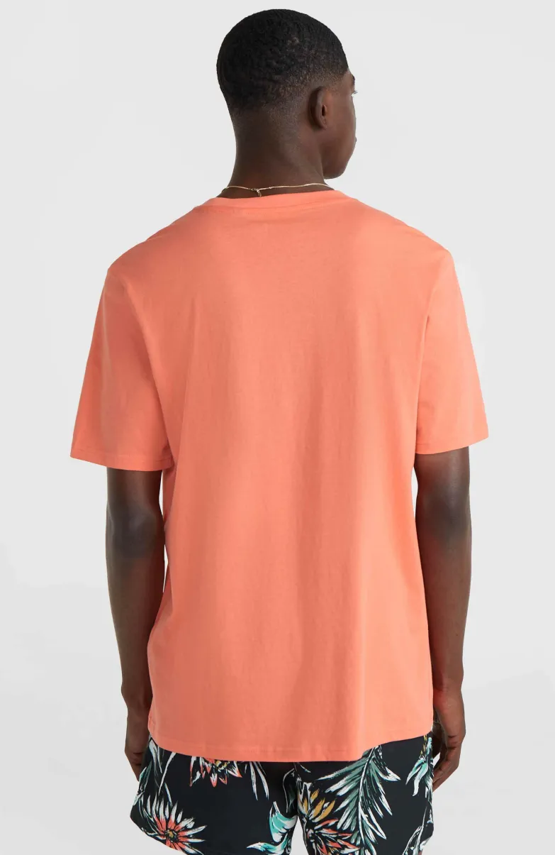 Mix And Match Palm T-shirt | Living Coral